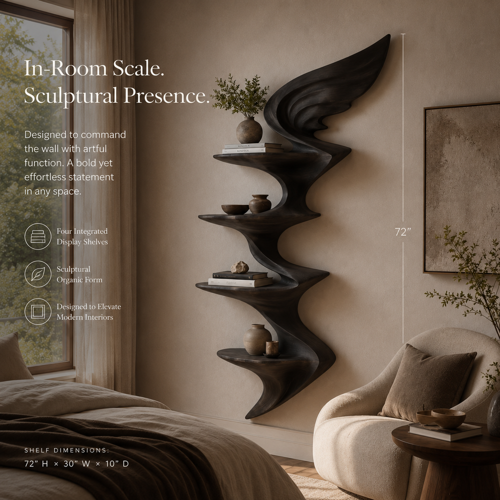 Celine Curved Display Shelf - Design 056 - product image 05