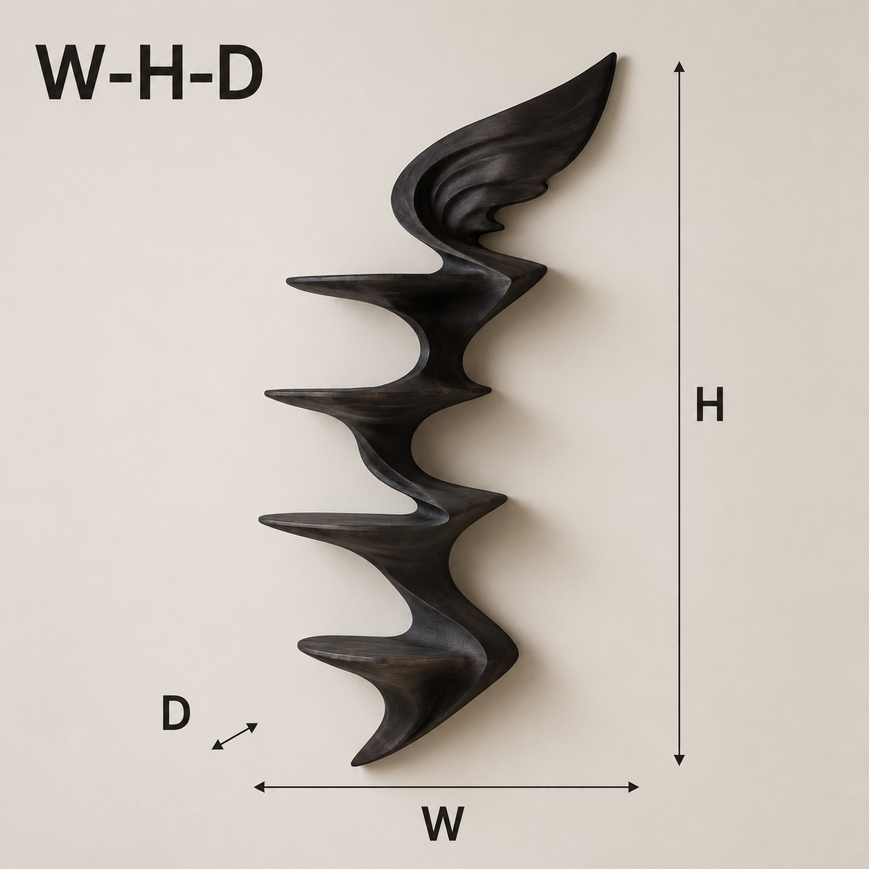 Celine Curved Display Shelf - Design 056 - product image 09