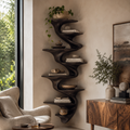 Alden Warm Walnut Wall Shelf - Design 057 - main view