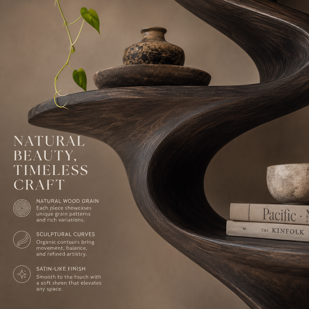 Alden Warm Walnut Wall Shelf - Design 057 - product image 06