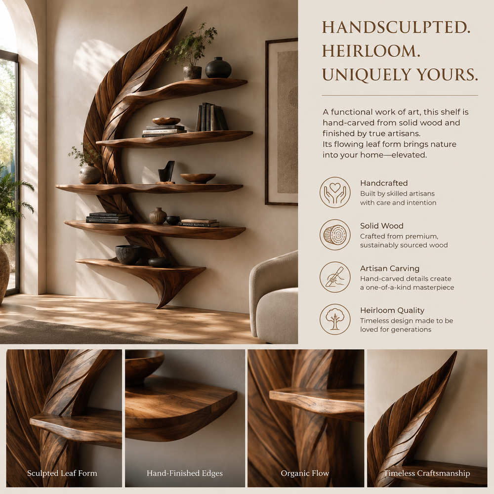 Eira Statement Floating Shelf - Design 058 - product image 07