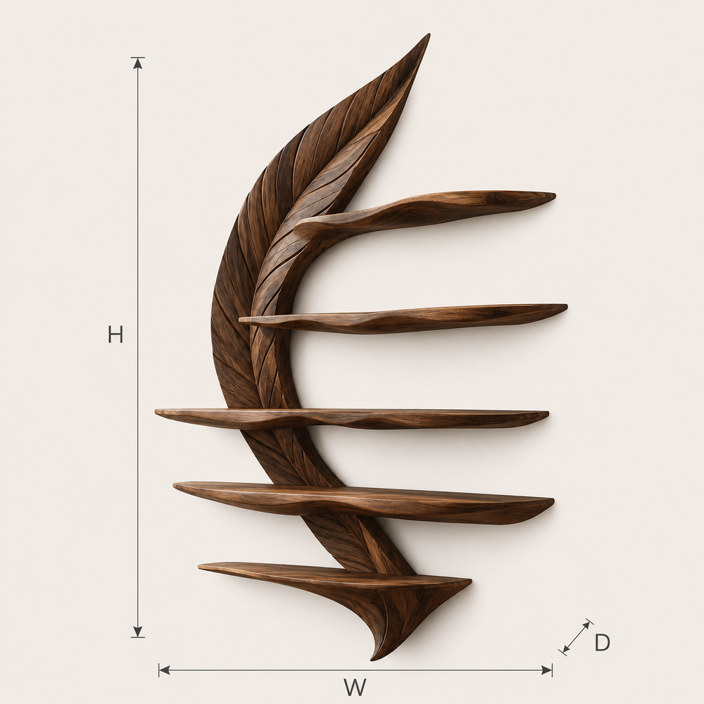 Eira Statement Floating Shelf - Design 058 - product image 09