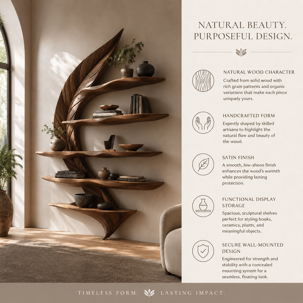 Eira Statement Floating Shelf - Design 058 - product image 10