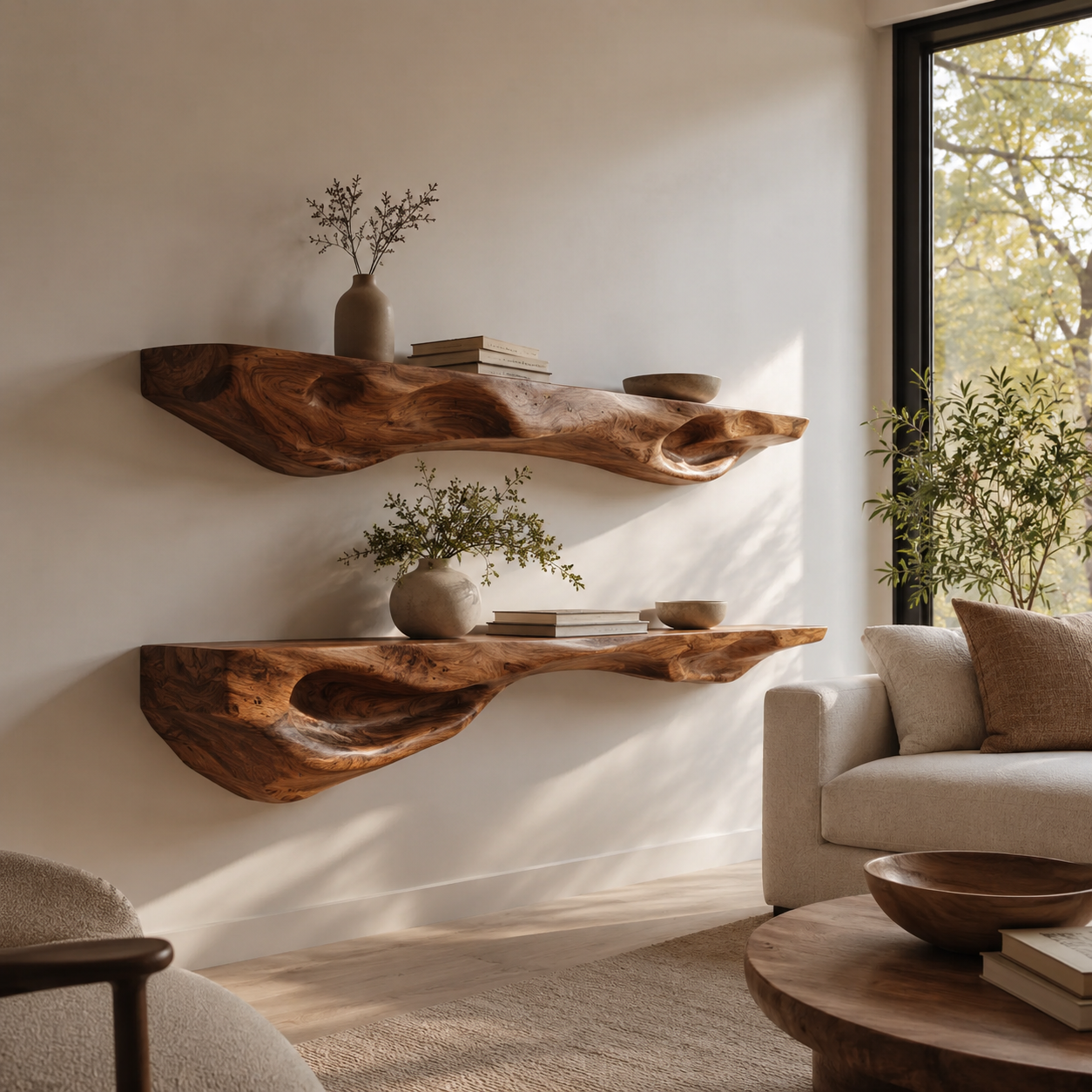 Talia Soft Edge Wall Shelf - Design 059 - main view