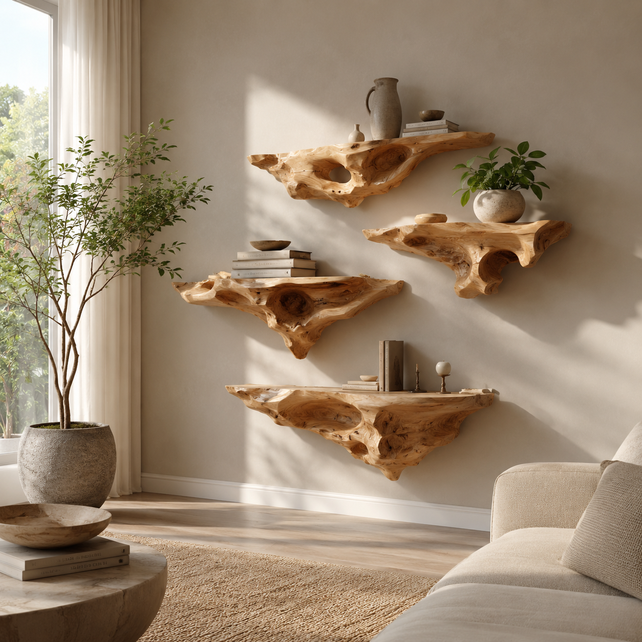 Mira Organic Display Shelf - Design 060 - main view