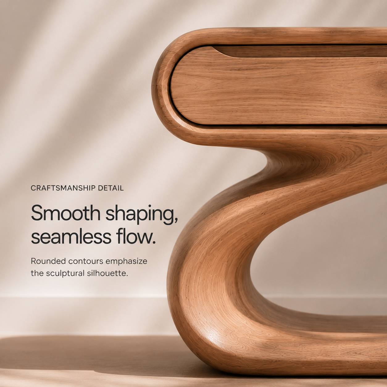 Alden Curved Wood Night Stand - Design 001 - product image 03
