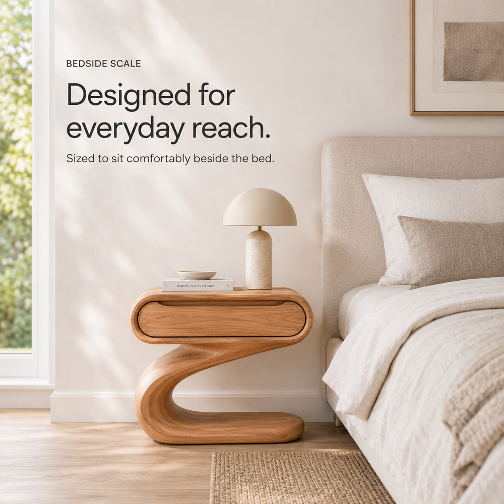 Alden Curved Wood Night Stand - Design 001 - product image 11