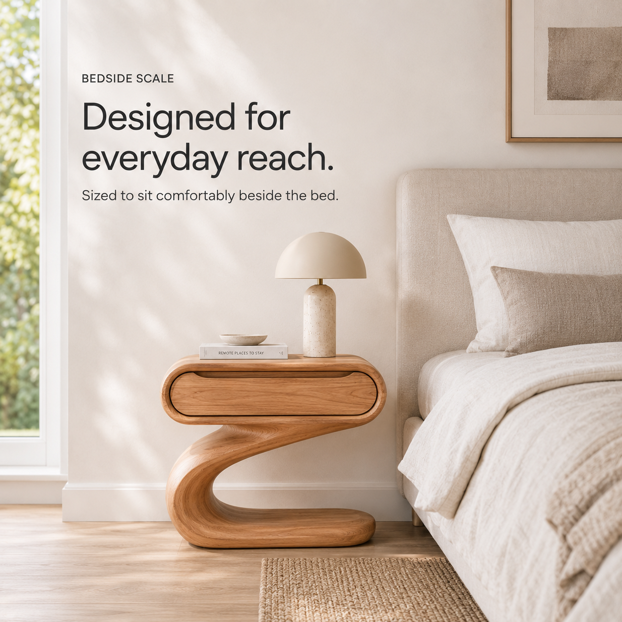 Alden Curved Wood Night Stand - Design 001 - product image 11