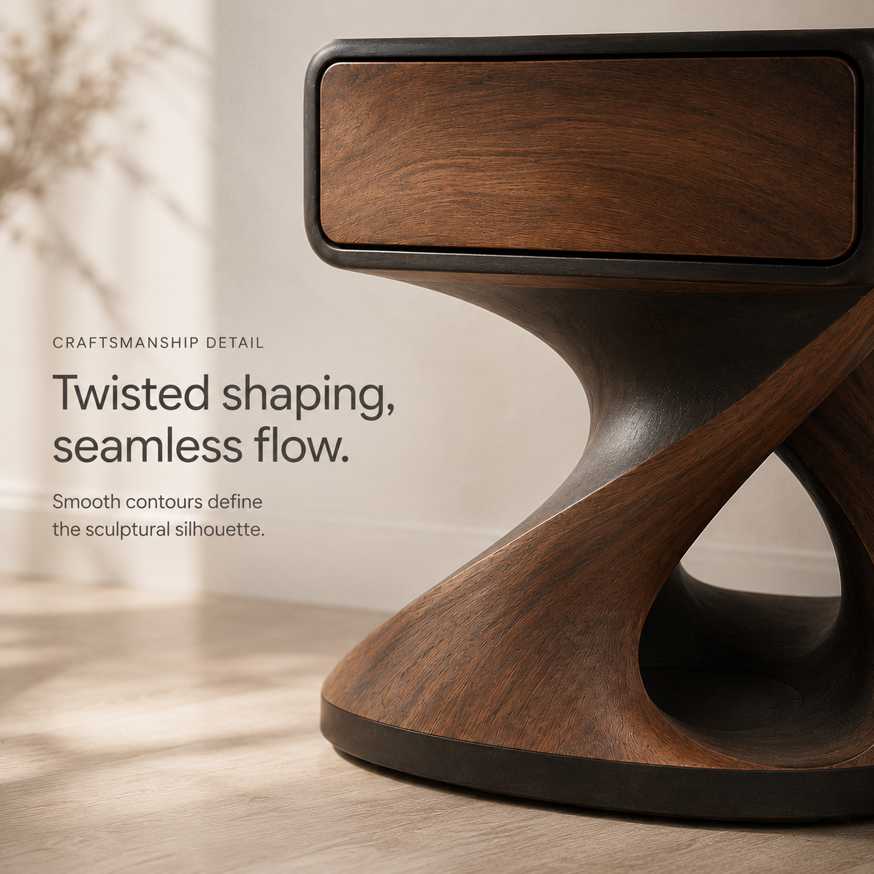 Brielle Sculpted Bedside Table - Design 002 - product image 06