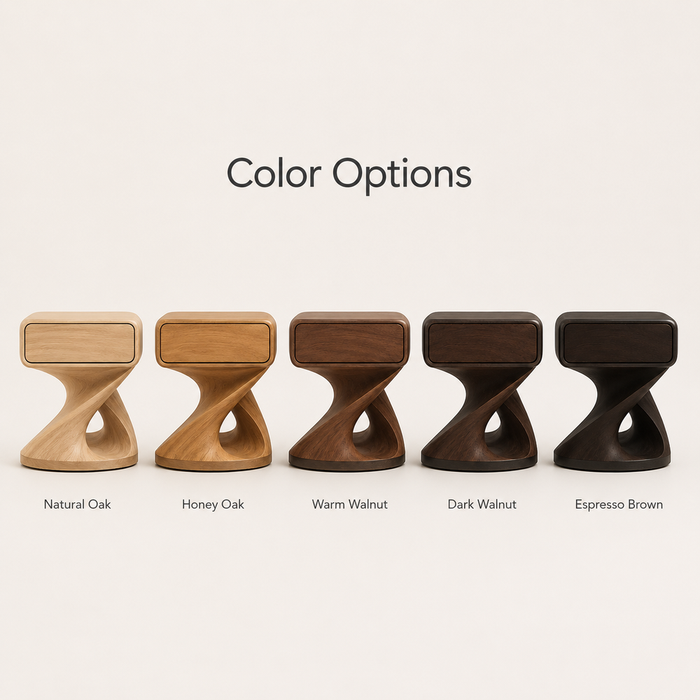 Brielle Sculpted Bedside Table - Design 002 - product image 11