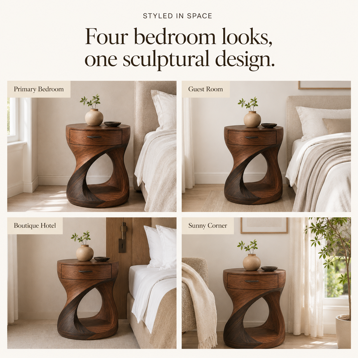Celine Warm Modern Night Stand - Design 003 - product image 10