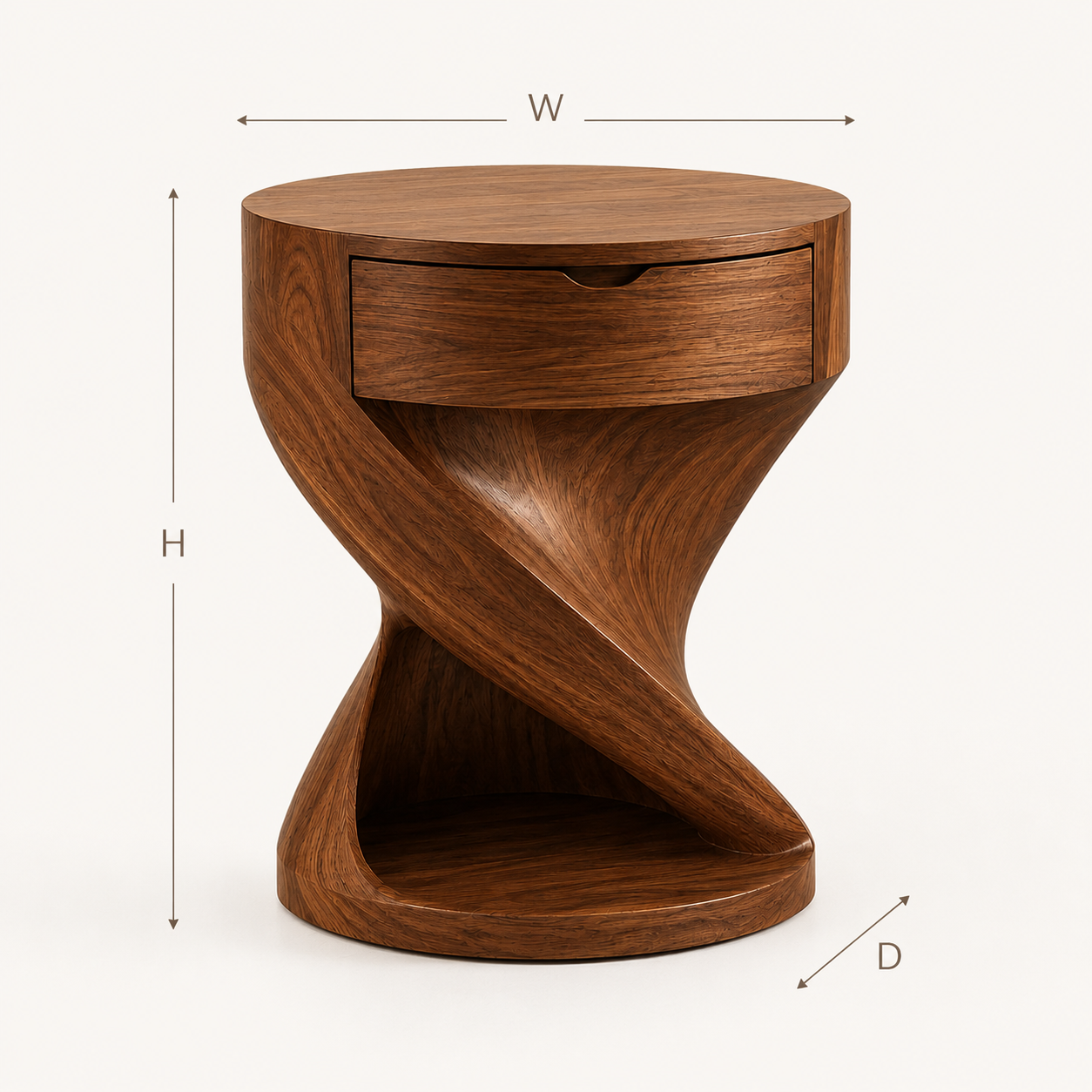 Darian Organic Bedside Table - Design 004 - product image 08