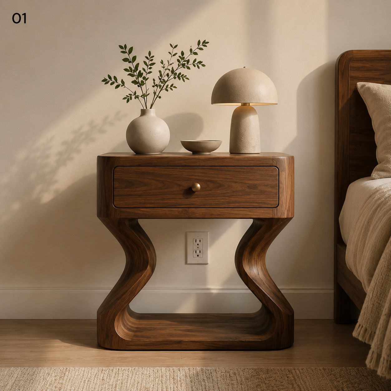 Elara Gallery Night Stand - Design 005 - main view