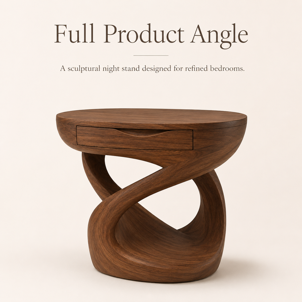 Liora Warm Walnut Night Stand - Design 007 - product image 03