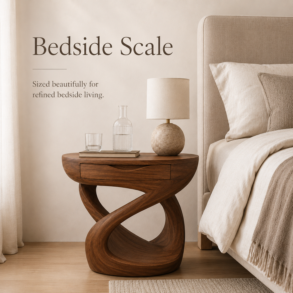 Liora Warm Walnut Night Stand - Design 007 - product image 07