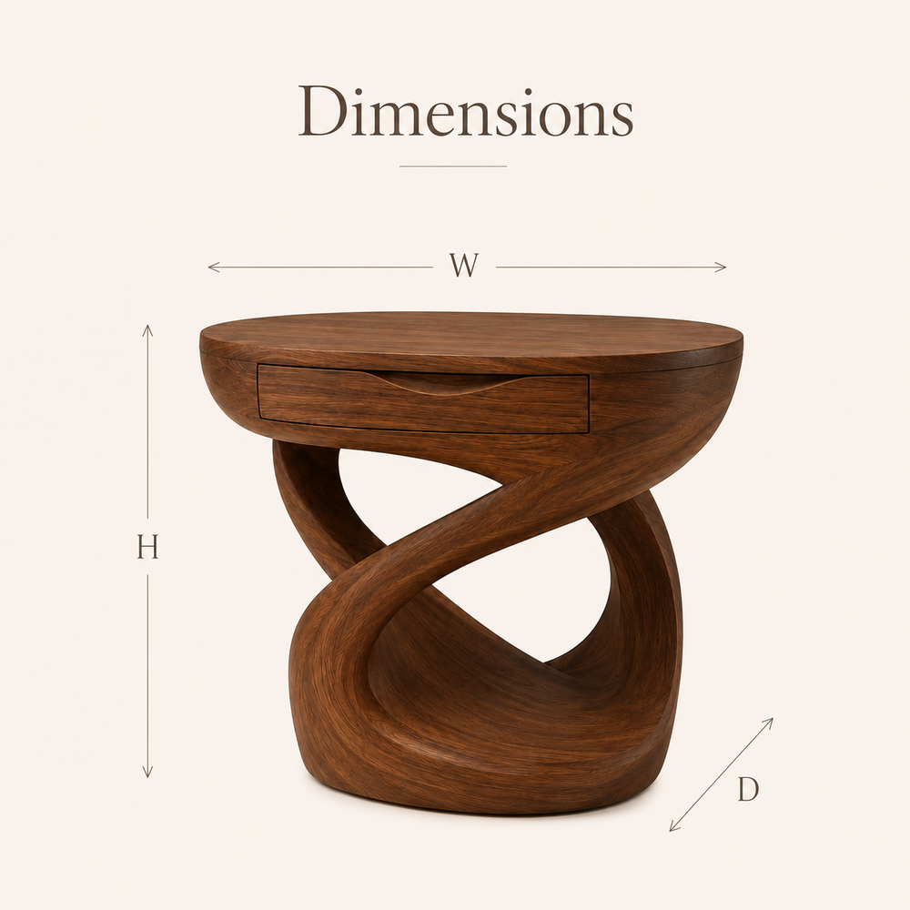 Liora Warm Walnut Night Stand - Design 007 - product image 09