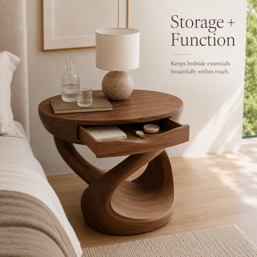 Liora Warm Walnut Night Stand - Design 007 - product image 10