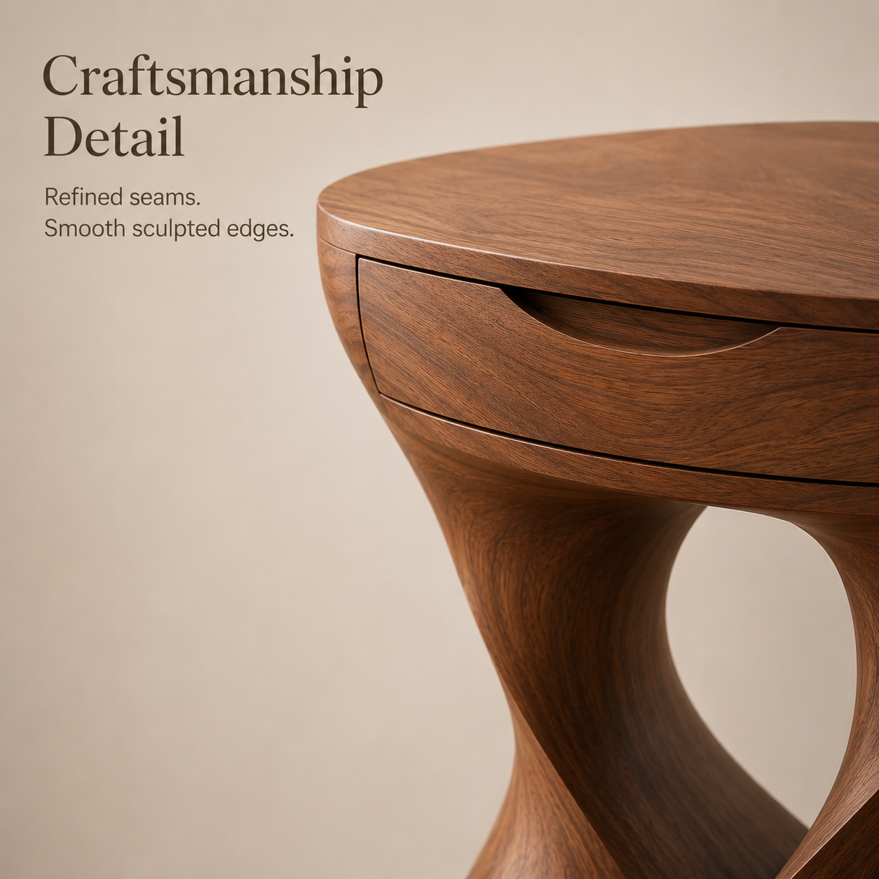 Marin Flow Wood Bedside Table - Design 008 - product image 11