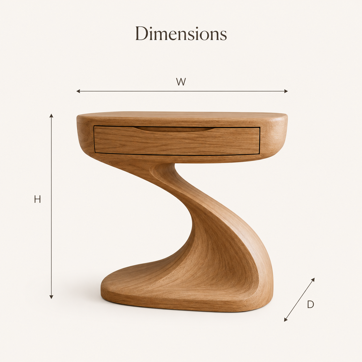 Mira Organic Modern Night Stand - Design 009 - product image 02
