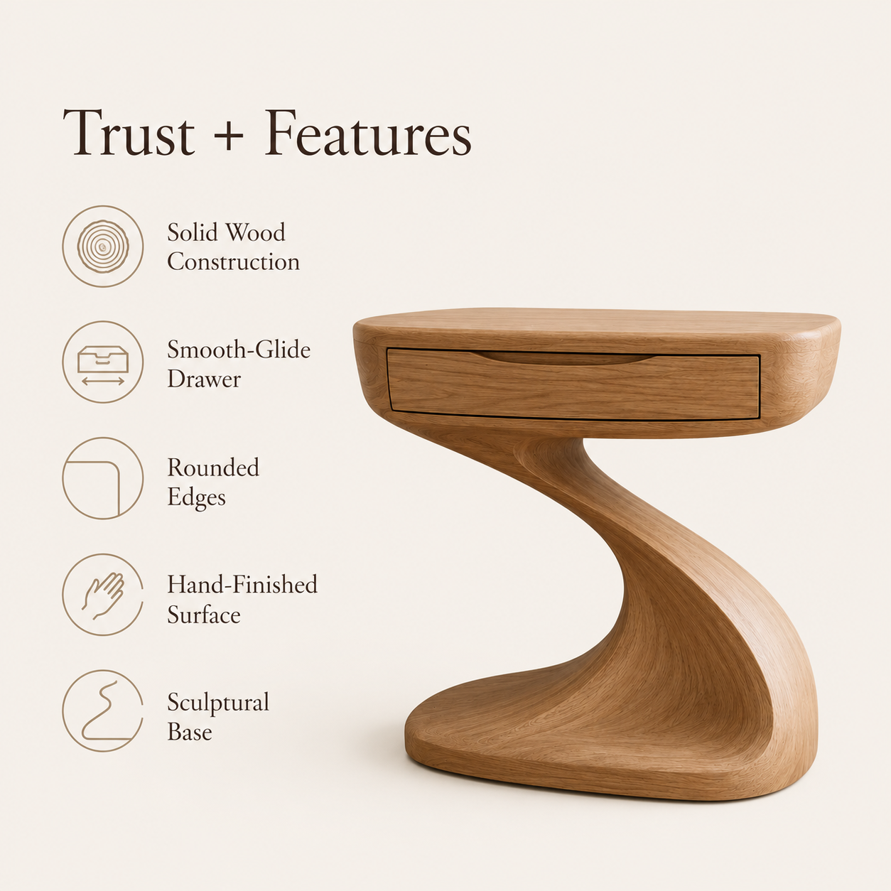 Mira Organic Modern Night Stand - Design 009 - product image 05