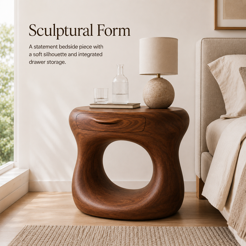 Nolan Arc Bedside Table - Design 010 - product image 03