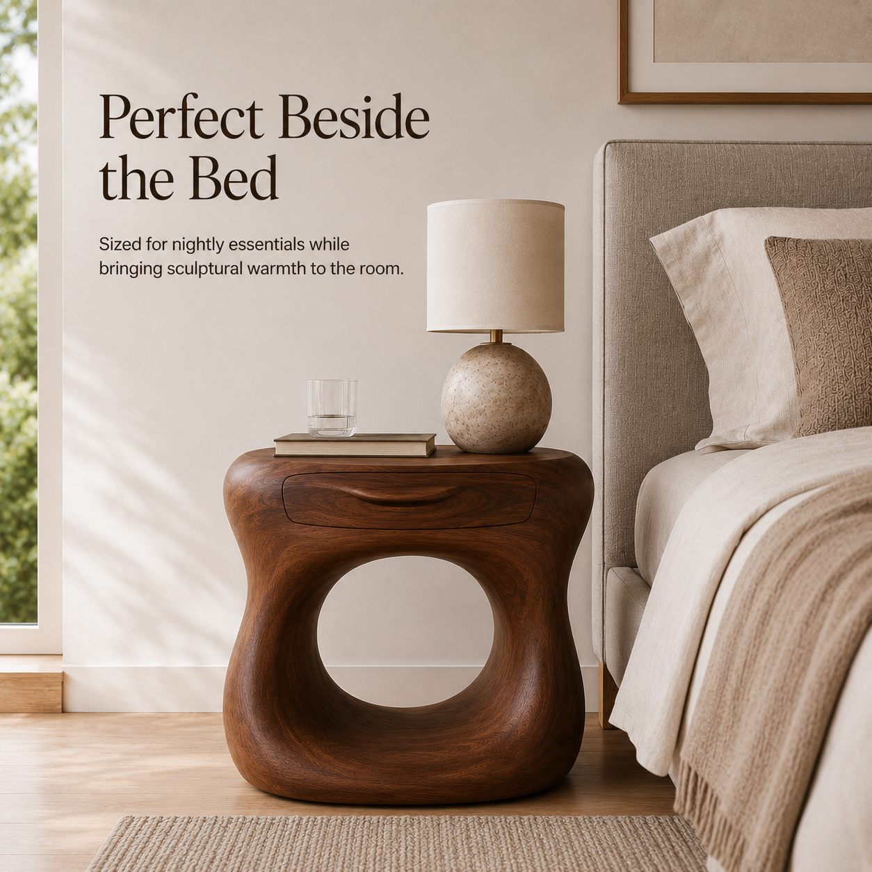Nolan Arc Bedside Table - Design 010 - product image 04
