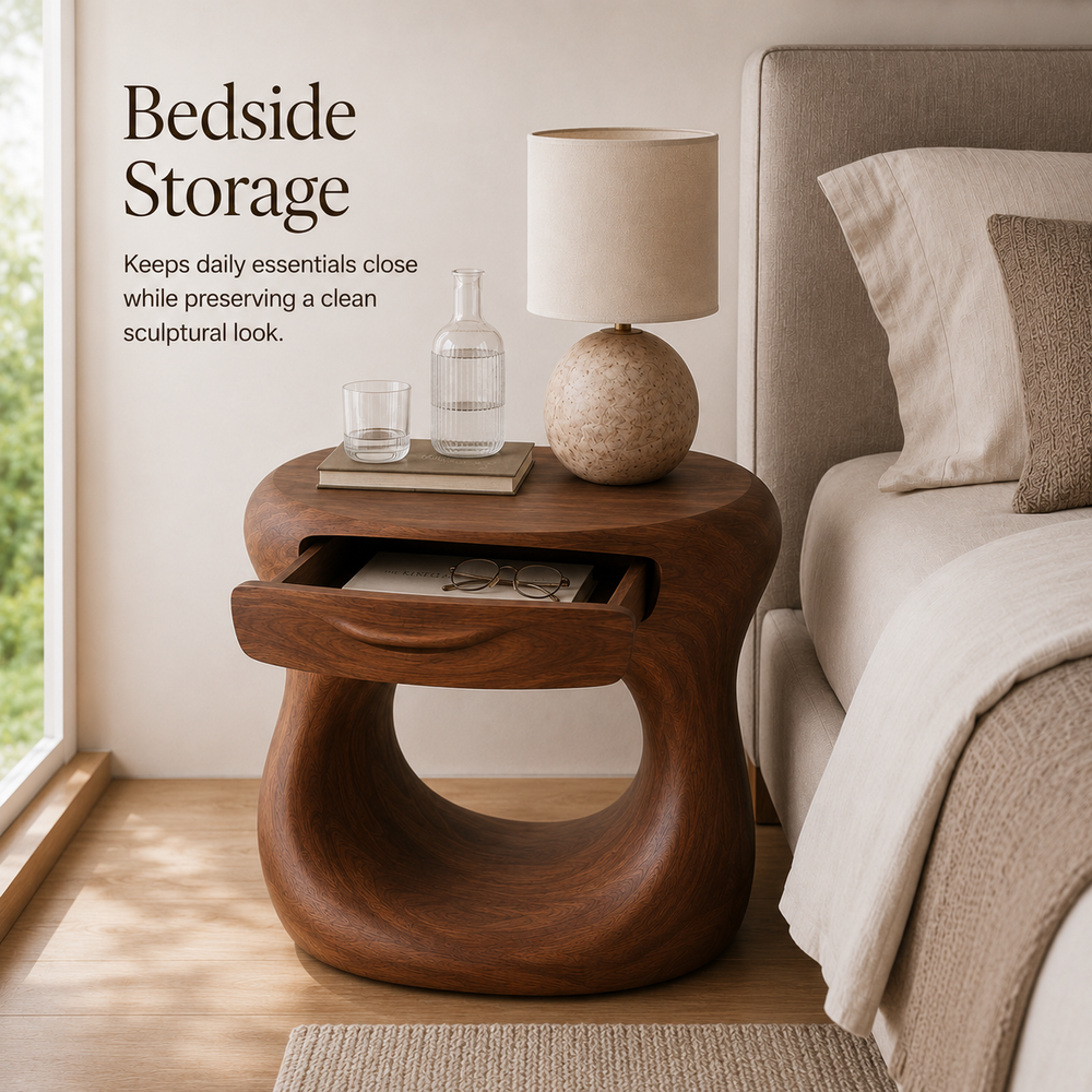 Nolan Arc Bedside Table - Design 010 - product image 07