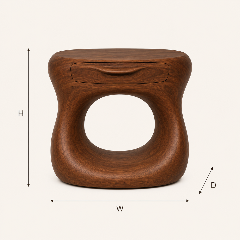 Nolan Arc Bedside Table - Design 010 - product image 08