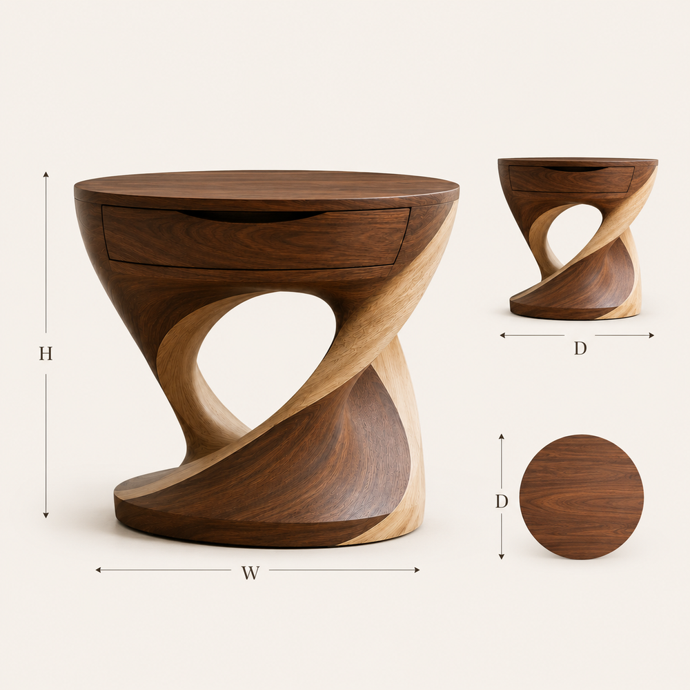Orin Sculpted Night Stand - Design 011 - product image 05