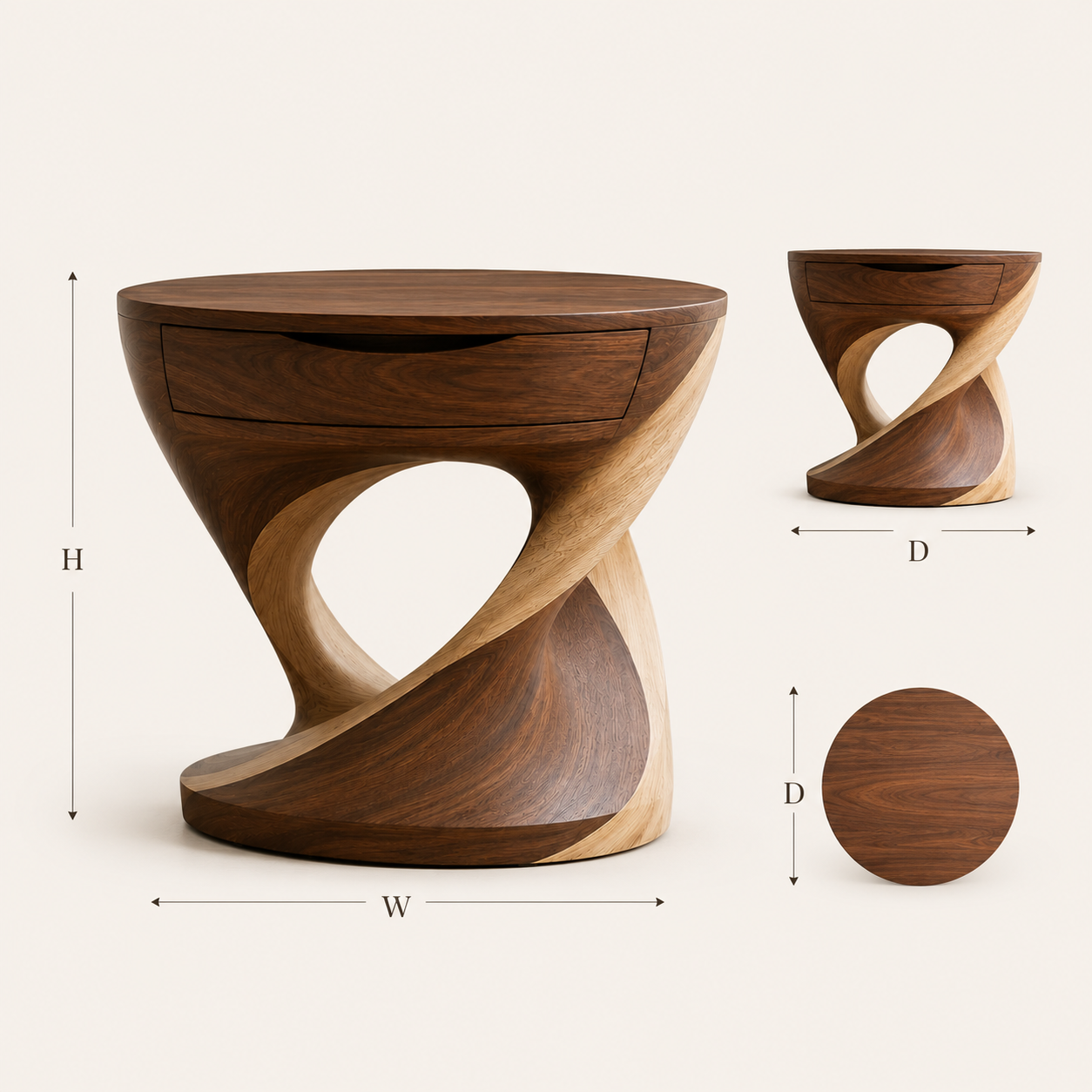 Orin Sculpted Night Stand - Design 011 - product image 05