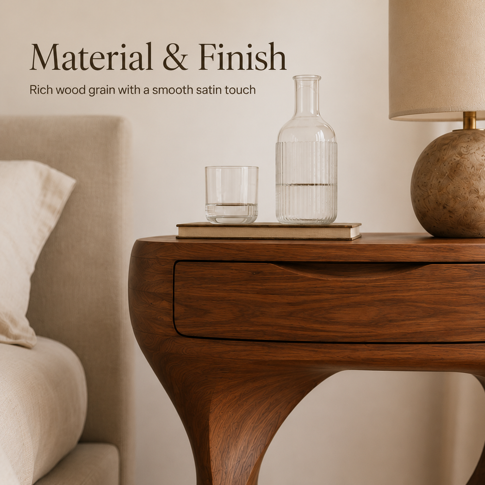 Rowan Hollow Form Bedside Table - Design 012 - product image 05