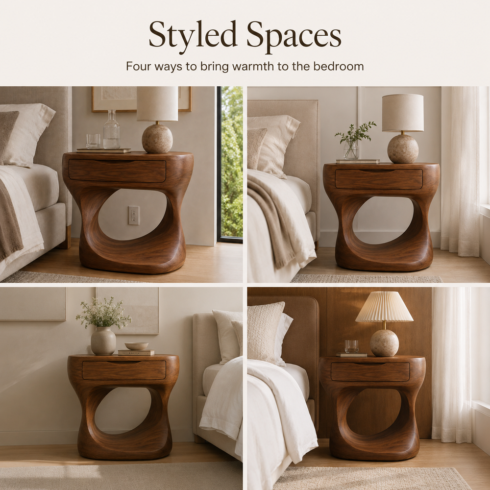 Rowan Hollow Form Bedside Table - Design 012 - product image 10