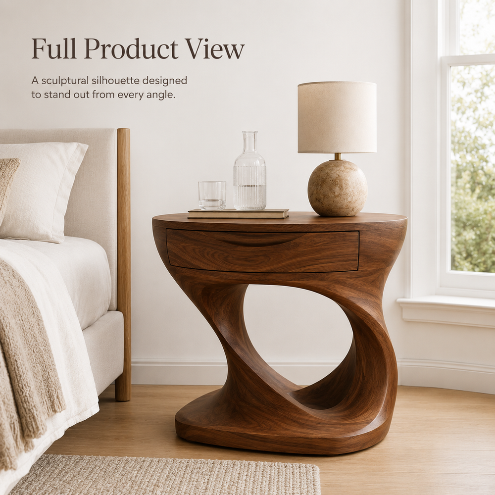 Selene Rounded Night Stand - Design 013 - product image 03