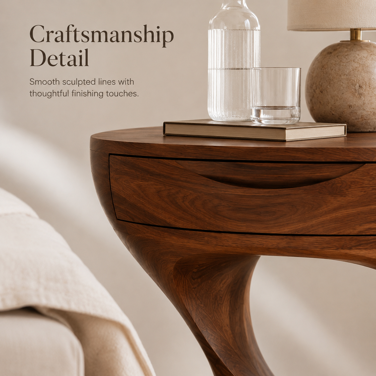 Selene Rounded Night Stand - Design 013 - product image 09