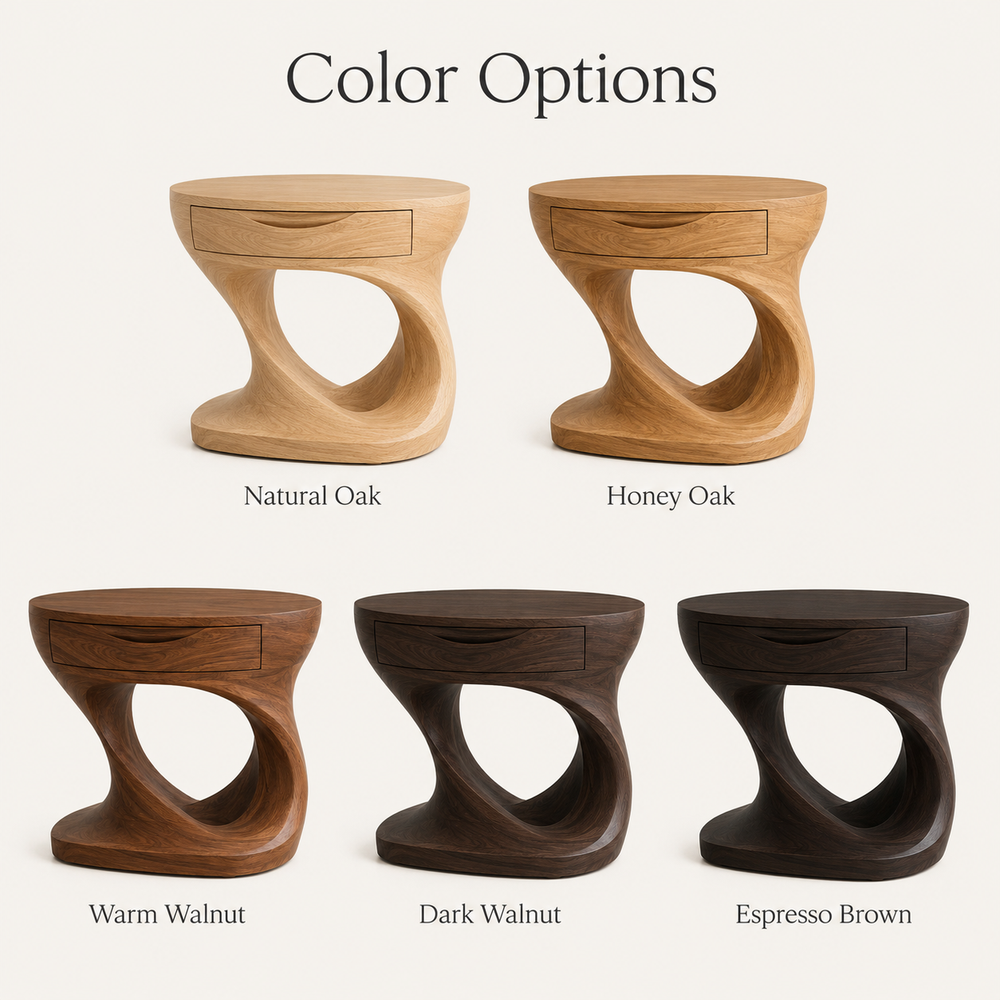 Selene Rounded Night Stand - Design 013 - product image 10