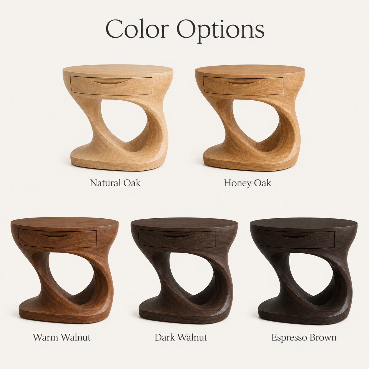 Selene Rounded Night Stand - Design 013 - product image 10
