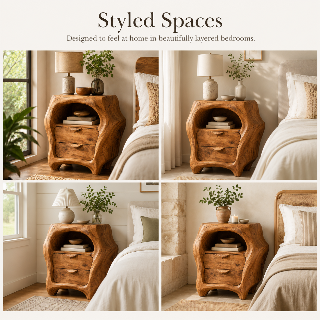 Soren Solid Wood Bedside Table - Design 014 - product image 10