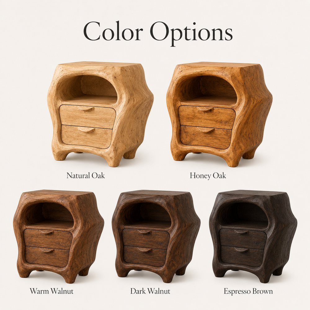 Soren Solid Wood Bedside Table - Design 014 - product image 11