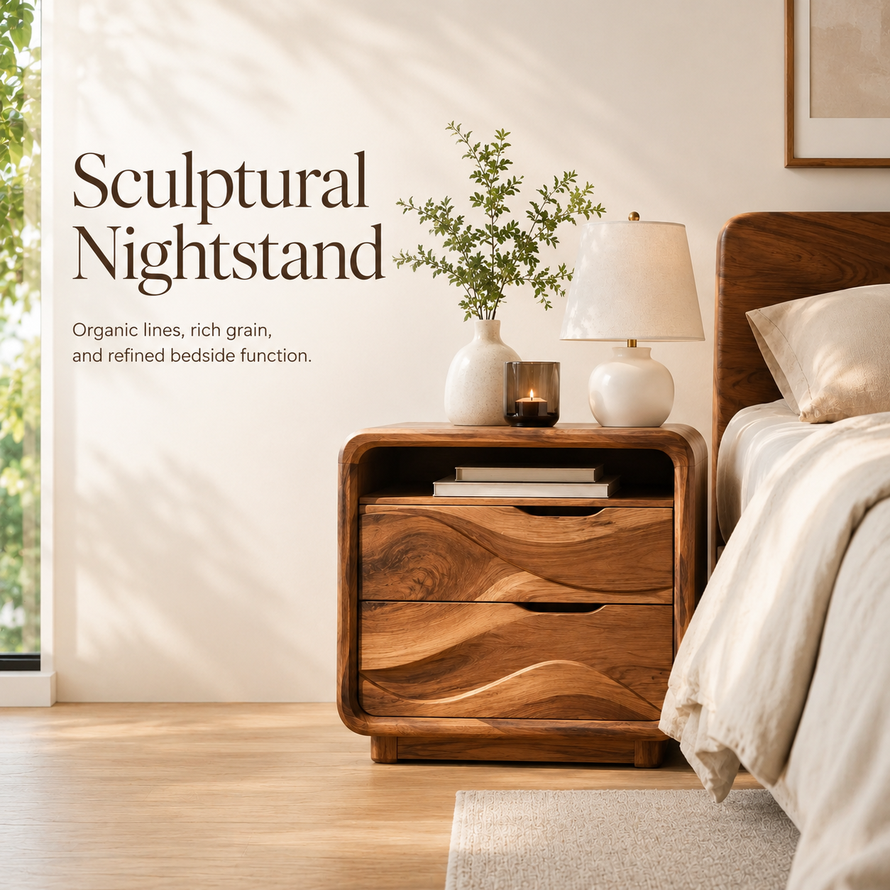 Talia Soft Edge Night Stand - Design 015 - product image 02