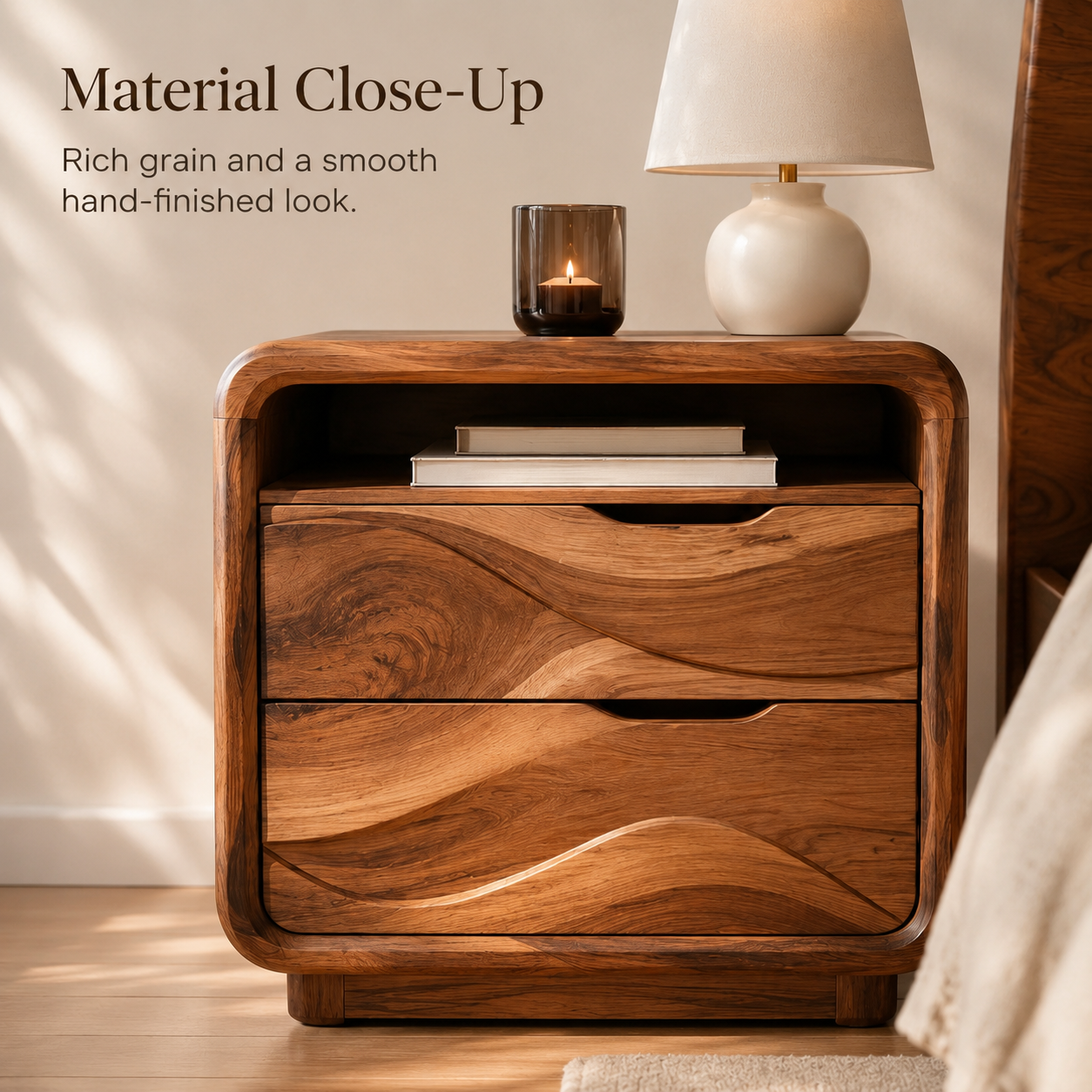 Talia Soft Edge Night Stand - Design 015 - product image 05