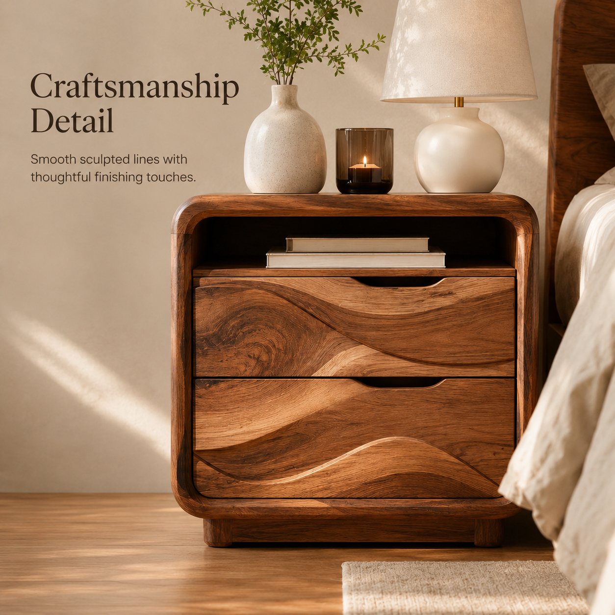 Talia Soft Edge Night Stand - Design 015 - product image 06