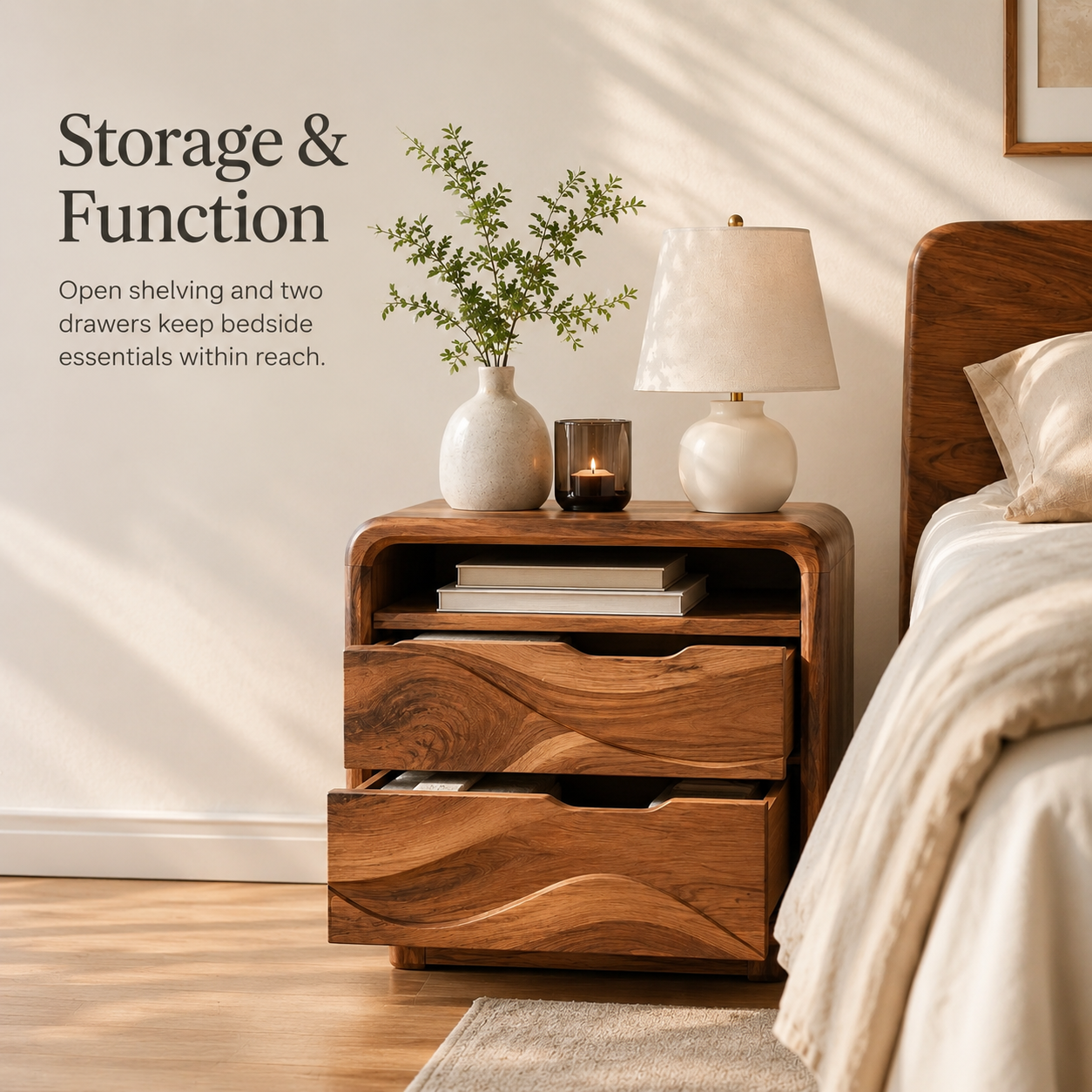 Talia Soft Edge Night Stand - Design 015 - product image 07