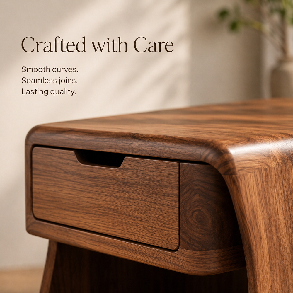 Vale Sculptural Bedside Table - Design 016 - product image 09