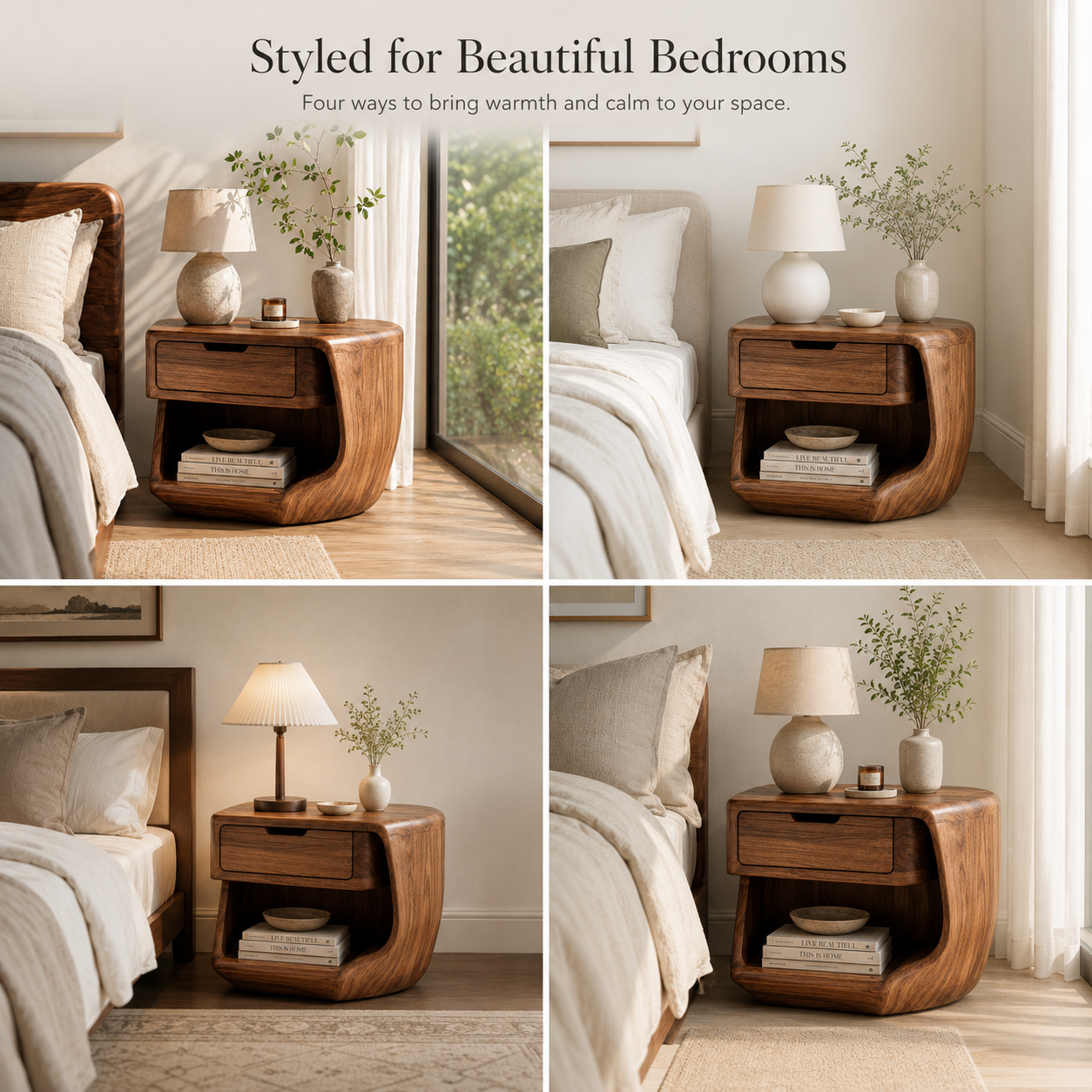 Vale Sculptural Bedside Table - Design 016 - product image 11