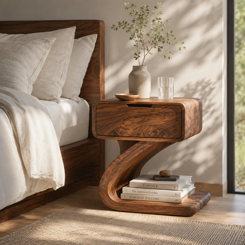 Veyra Modern Night Stand - Design 017 - main view