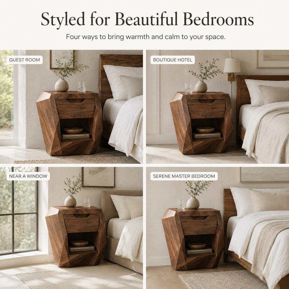 Alden Curved Wood Night Stand - Design 018 - product image 04