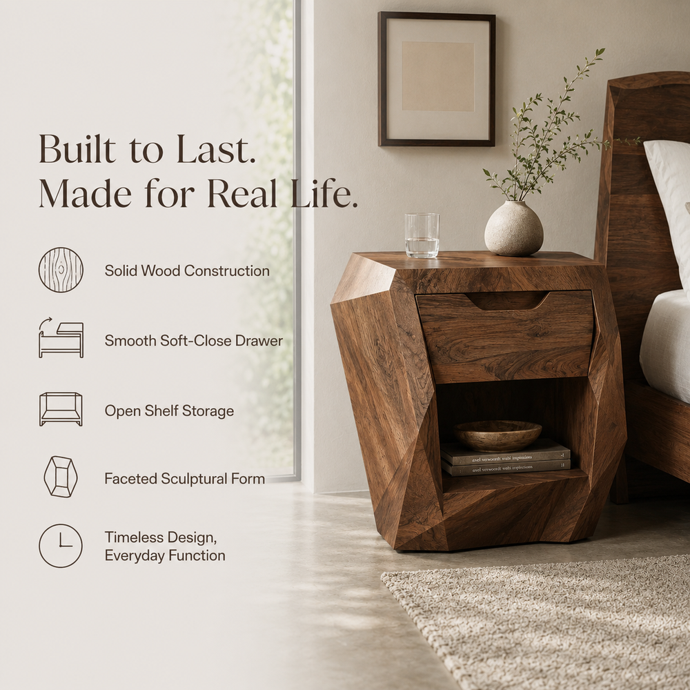 Alden Curved Wood Night Stand - Design 018 - product image 08