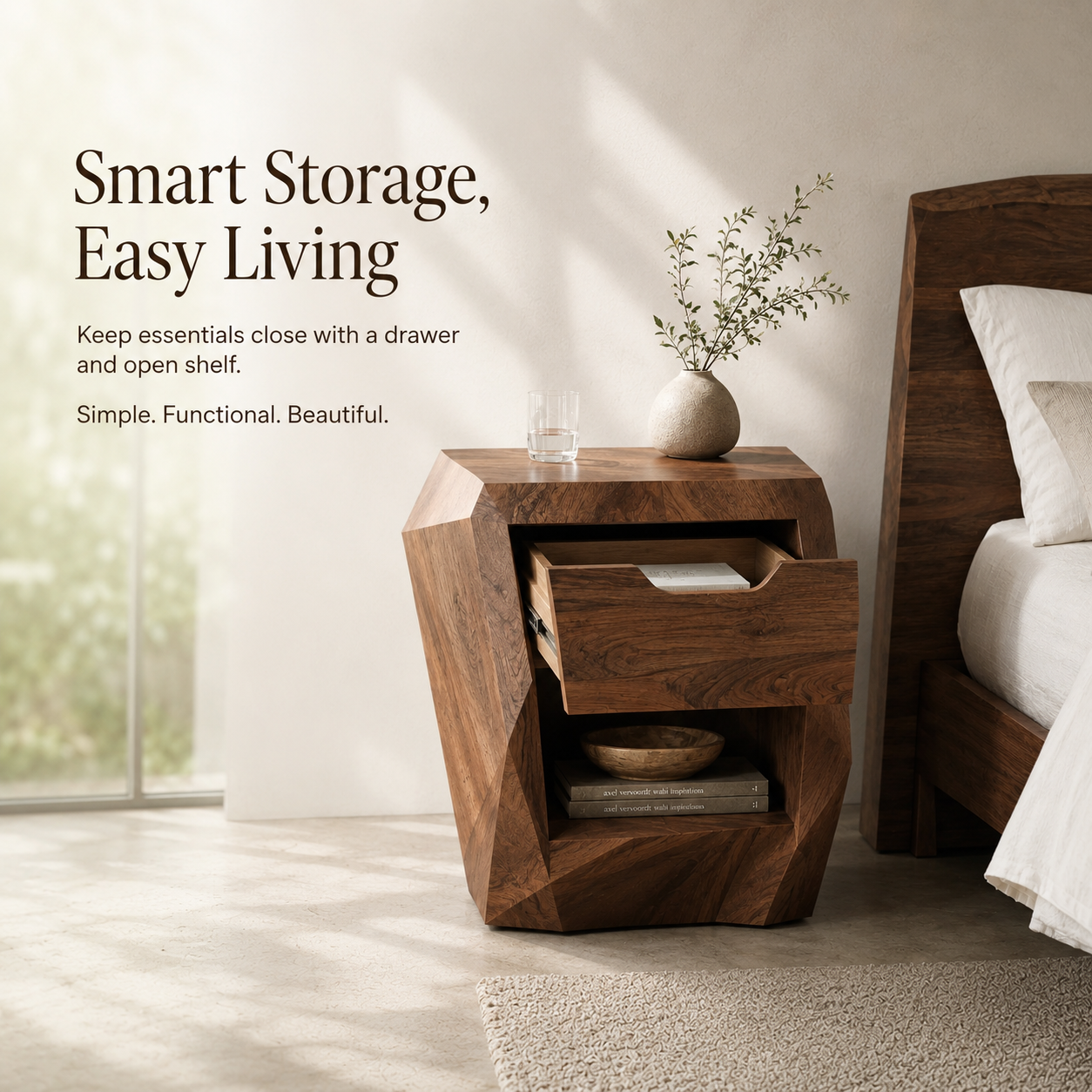 Alden Curved Wood Night Stand - Design 018 - product image 10