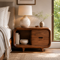 Brielle Sculpted Bedside Table - Design 019 - main view