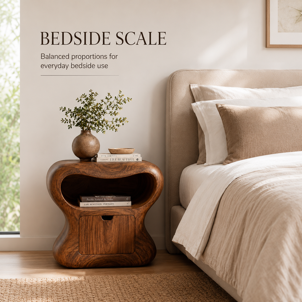 Celine Warm Modern Night Stand - Design 020 - product image 04